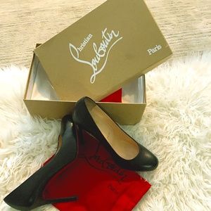 Christian Louboutin Black Pumps  Size 37.5